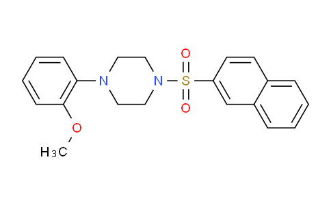 MC21B434 | 305373-59-5 | 1-(2-methoxyphenyl)-4-(naphthalene-2-sulfonyl)piperazine
