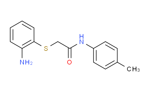 460734-21-8 | 2-[(2-aminophenyl)sulfanyl]-N-(4-methylphenyl)acetamide