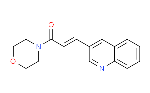 478040-09-4 | (E)-1-吗啉代-3-(3-喹啉基)-2-丙烯-1-酮