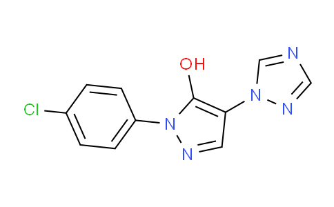 MC21E243 | 477712-95-1 | 1-(4-chlorophenyl)-4-(1H-1,2,4-triazol-1-yl)-1H-pyrazol-5-ol