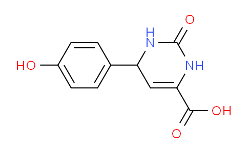 400073-94-1 | 6-(4-Hydroxyphenyl)-2-oxo-1,2,3,6-tetrahydro-4-pyrimidinecarboxylic acid