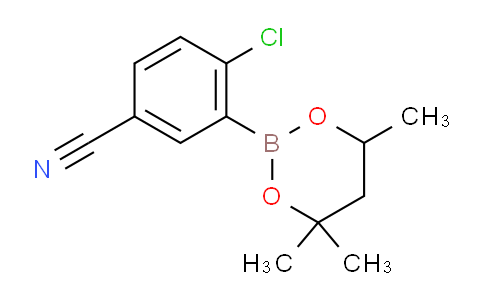 MC21F846 | 2096996-11-9 | Benzonitrile, 4-chloro-3-(4,4,6-trimethyl-1,3,2-dioxaborinan-2-yl)-
