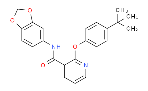 497060-32-9 | N-(1,3-Benzodioxol-5-yl)-2-(4-tert-butylphenoxy)pyridine-3-carboxamide