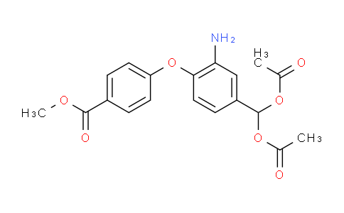 451485-65-7 | Methyl 4-{2-Amino-4-bis(acetyloxy)methyl-phenoxy}benzenecarboxylate