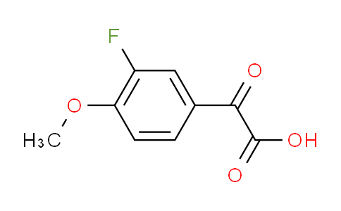 MC21H523 | 455-72-1 | 2-(3-fluoro-4-methoxyphenyl)-2-oxoacetic acid