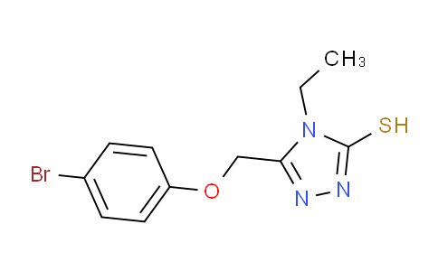 MC21H771 | 491647-35-9 | 5-(4-Bromophenoxy)methyl-4-ethyl-4H-1,2,4-triazole-3-thiol