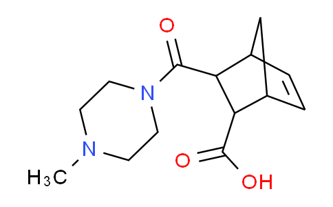 436811-00-6 | 3-(4-Methylpiperazine-1-carbonyl)bicyclo[2.2.1]hept-5-ene-2-carboxylic acid