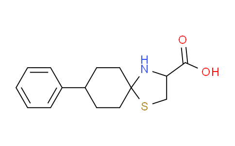 MC21R513 | 367928-68-5 | 8-Phenyl-1-thia-4-azaspiro[4.5]decane-3-carboxylic acid