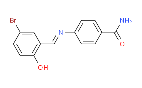 41077-05-8 | 4-[(5-bromo-2-hydroxybenzylidene)amino]benzamide