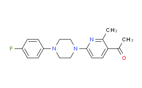 478260-06-9 | 1-{6-[4-(4-Fluorophenyl)piperazino]-2-methyl-3-pyridinyl}-1-ethanone