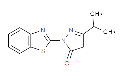 497061-09-3 | 1-Benzothiazol-2-YL-3-(isopropyl)-2-pyrazolin-5-one