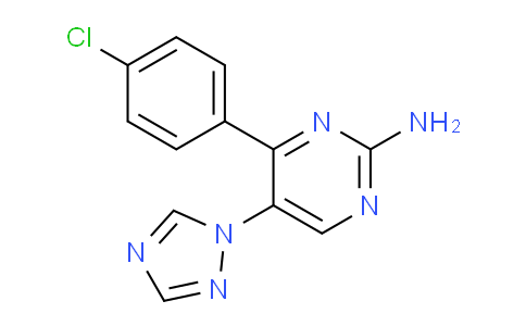 MC21Y643 | 303996-66-9 | 4-(4-Chlorophenyl)-5-(1H-1,2,4-triazol-1-yl)-2-pyrimidinylamine