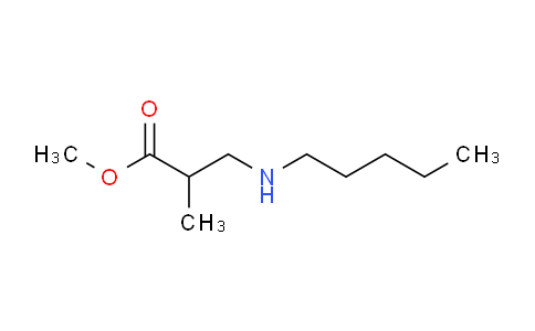40870-85-7 | Methyl 2-methyl-3-(pentylamino)propanoate