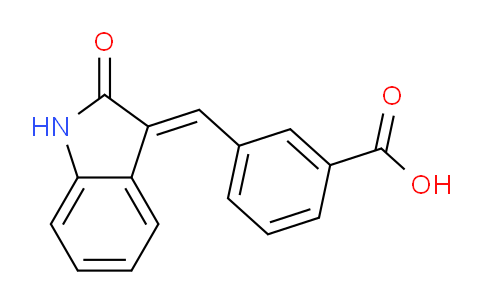 1809254-92-9 | Benzoic acid, 3-[(E)-(1,2-dihydro-2-oxo-3H-indol-3-ylidene)methyl]-