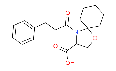 MC229M97 | 1326810-32-5 | 4-(3-Phenylpropanoyl)-1-oxa-4-azaspiro[4.5]decane-3-carboxylic acid