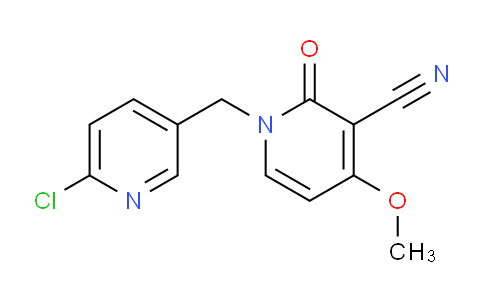 MC22B670 | 159461-19-5 | 1-[(6-クロロピリジン-3-イル)メチル]-4-メトキシ-2-オキソ-1,2-ジヒドロピリジン-3-カルボニトリル