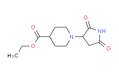 1455853-00-5 | Ethyl 1-(2,5-dioxopyrrolidin-3-yl)piperidine-4-carboxylate
