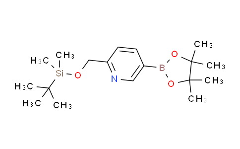 1351378-73-8 | 2-((tert-butyldimethylsilyloxy)methyl)-5-(4,4,5,5-tetramethyl-1,3,2-dioxaborolan-2-yl)pyridine