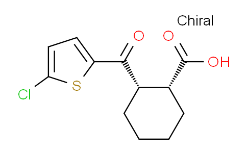 1443330-81-1 | 2-[(5-氯-2-噻吩基)羰基]-环己烷羧酸, (1R,2S)-rel-