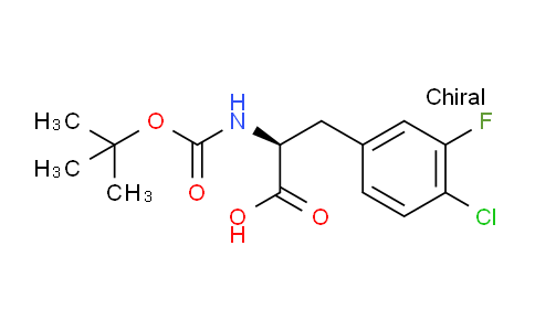 1629658-28-1 | (2S)-2-{(叔丁氧基)羰基氨基}-3-(4-氯-3-氟苯基)丙酸