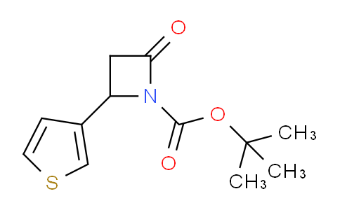 1881331-17-4 | Tert-butyl 2-oxo-4-(thiophen-3-yl)azetidine-1-carboxylate