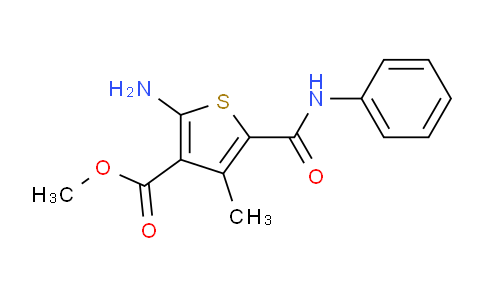 MC22Z034 | 200277-85-6 | Methyl 2-amino-5-(anilinocarbonyl)-4-methylthiophene-3-carboxylate