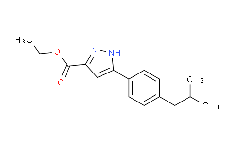 DY22Z481 | 2021218-28-8 | 1H-Pyrazole-3-carboxylic acid, 5-[4-(2-methylpropyl)phenyl]-, ethyl ester