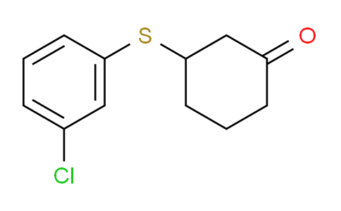 901129-74-6 | Cyclohexanone, 3-[(3-chlorophenyl)thio]-
