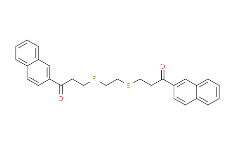 MC233U68 | 882748-95-0 | 1-(2-NAPHTHYL)-3-[(2-([3-(2-NAPHTHYL)-3-OXOPROPYL]SULFANYL)ETHYL)SULFANYL]-1-PROPANONE