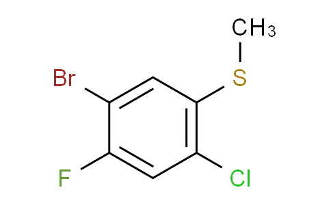 DY234Z28 | 2169052-95-1 | (5-Bromo-2-chloro-4-fluorophenyl)(methyl)sulfane
