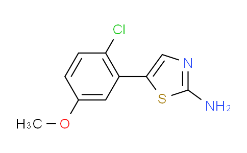 MC236W36 | 2755718-20-6 | 5-(2-Chloro-5-methoxyphenyl)thiazol-2-amine