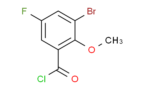 MC237M90 | 2169368-20-9 | 3-Bromo-5-fluoro-2-methoxybenzoyl chloride