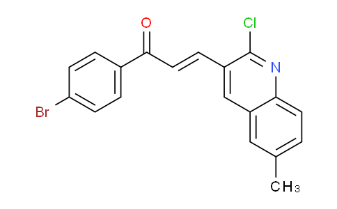 DY23B044 | 1296866-90-4 | 1-(4-Bromophenyl)-3-(2-chloro-6-methyl-3-quinolinyl)-2-propen-1-one