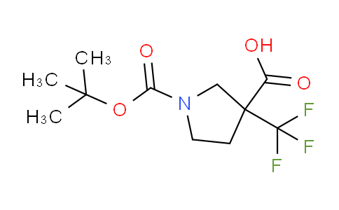 CAS No. 1260780-23-1, 3-Trifluoromethyl-pyrrolidine-1,3-dicarboxylic acid 1-tert-butyl ester