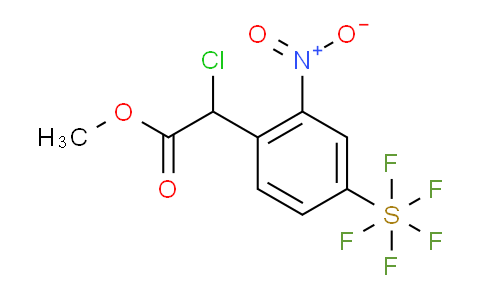 MC23G498 | 1309569-36-5 | メチル2-クロロ-2-[2-ニトロ-4-(ペンタフルオロ-λ-6-スルファニル)フェニル]アセテート