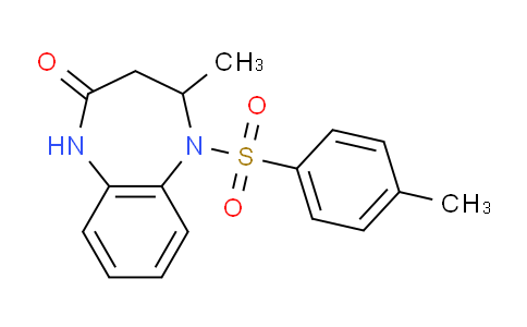 DY23P490 | 866156-63-0 | 4-メチル-5-(4-メチルベンゼンスルホニル)-2,3,4,5-テトラヒドロ-1H-1,5-ベンゾジアゼピン-2-オン