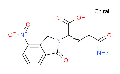 874760-71-1 | (S)-5-Amino-2-(4-nitro-1-oxoisoindolin-2-yl)-5-oxopentanoic Acid