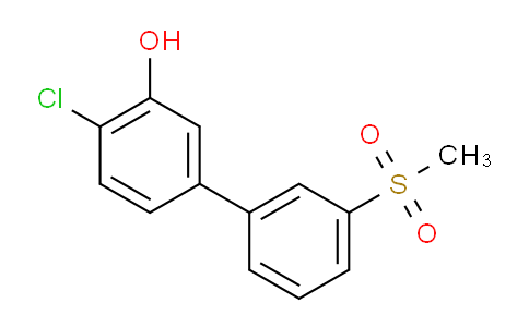 1261921-84-9 | 2-chloro-5-(3-methylsulfonylphenyl)phenol