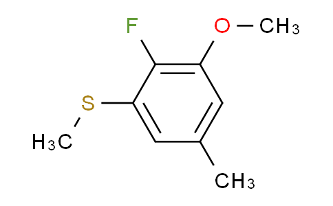 MC23Z458 | 1452478-92-0 | Benzene, 2-fluoro-1-methoxy-5-methyl-3-(methylthio)-