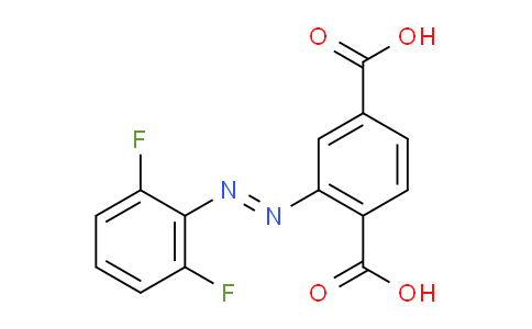 1848205-61-7 | 1,4-苯二甲酸，2-[(1E)-2-(2,6-二氟苯基)二氮烯基]-