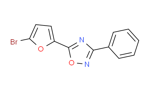 DY240R55 | 690971-22-3 | 5-(5-bromofuran-2-yl)-3-phenyl-1,2,4-oxadiazole