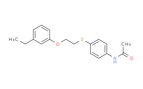 853697-09-3 | 乙酰胺，N-[4-[[2-(3-乙基苯氧基)乙基]硫代]苯基]-