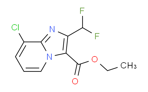 MC241M15 | 2451256-47-4 | Ethyl 8-chloro-2-(difluoromethyl)imidazo[1,2-a]pyridine-3-carboxylate