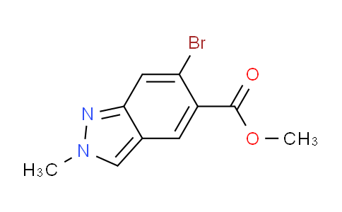 MC242P21 | 2090550-16-4 | Methyl 6-bromo-2-methyl-indazole-5-carboxylate