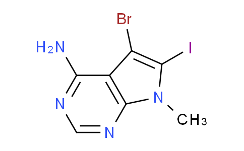 2549186-23-2 | 5-bromo-6-iodo-7-methyl-pyrrolo[2,3-d]pyrimidin-4-amine