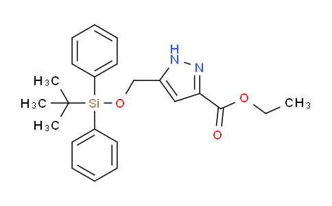DY243D40 | 2143010-92-6 | Ethyl 5-(((tert-butyldiphenylsilyl)oxy)methyl)-1H-pyrazole-3-carboxylate