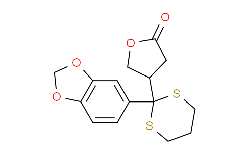 59311-29-4 | 2(3H)-呋喃酮，4-[2-(1,3-苯并二氧杂环戊烯-5-基)-1,3-二噻烷-2-基]二氢-