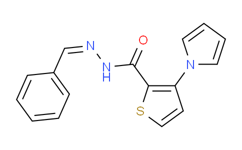 478062-78-1 | N'-[(1Z)-phenylmethylidene]-3-(1H-pyrrol-1-yl)thiophene-2-carbohydrazide