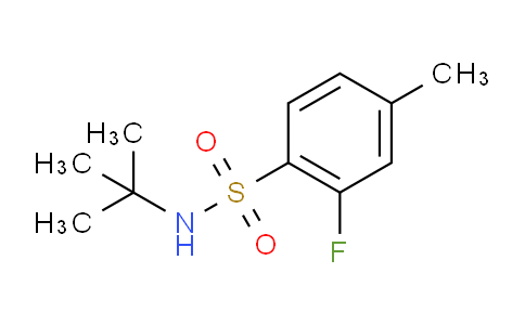 88303-19-9 | 苯磺酰胺，N-(1,1-二甲基乙基)-2-氟-4-甲基-