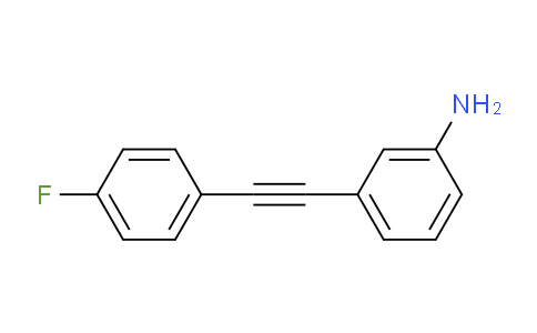 138781-97-2 | Benzenamine, 3-[(4-fluorophenyl)ethynyl]-